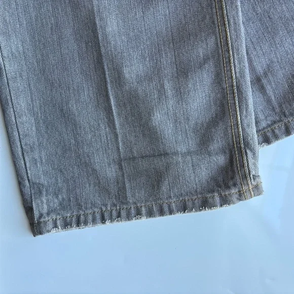 Jordan Craig Jeans Men’s 38x32 Stonewash Gray Denim Streetwear Baggy Grunge - Picture 12 of 16